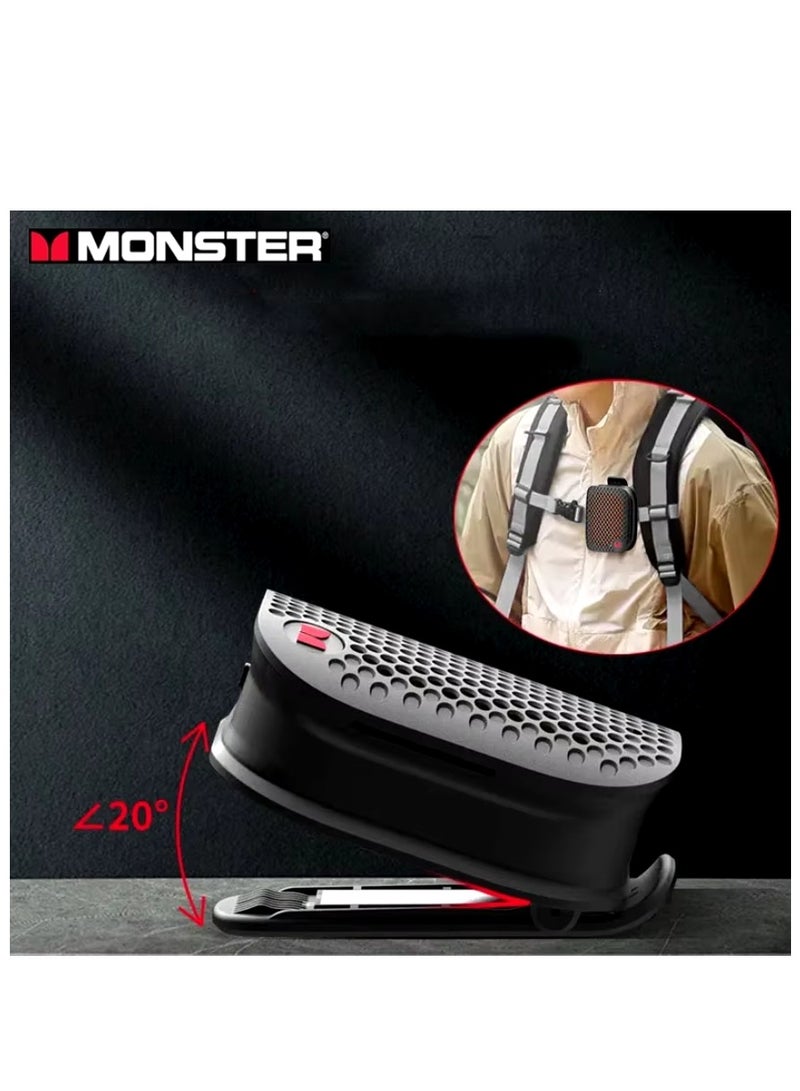 M3 Wearable Portable Detective Magnetic Speaker Clip-on Bluetooth Speaker TWS Stereo Broadcast Portable Speaker