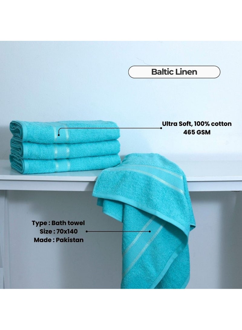 Bath Towel Ultra Soft 70Cm X 140Cm, 100% Cotton Bath Towels , 430GSM Terry