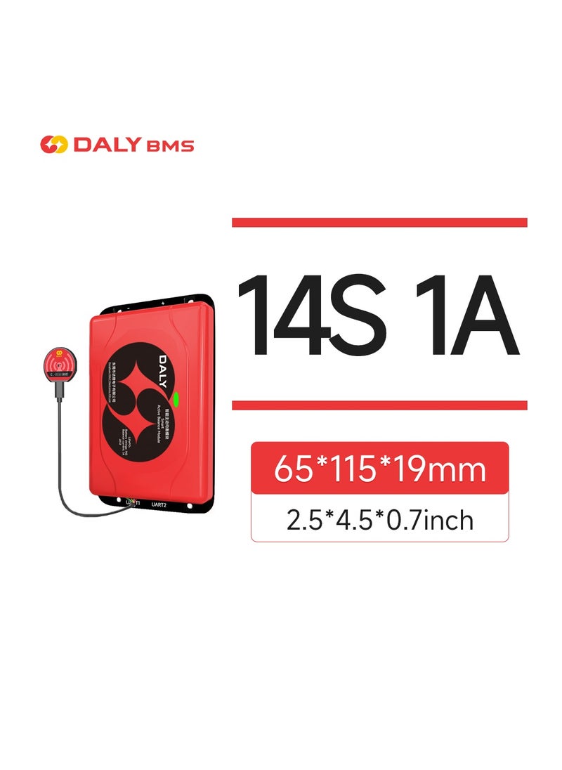 Daly Smart Lifepo4 14S 1A Active Balancer – Bluetooth Enabled Battery Equalizer for 18650 Lithium Batteries