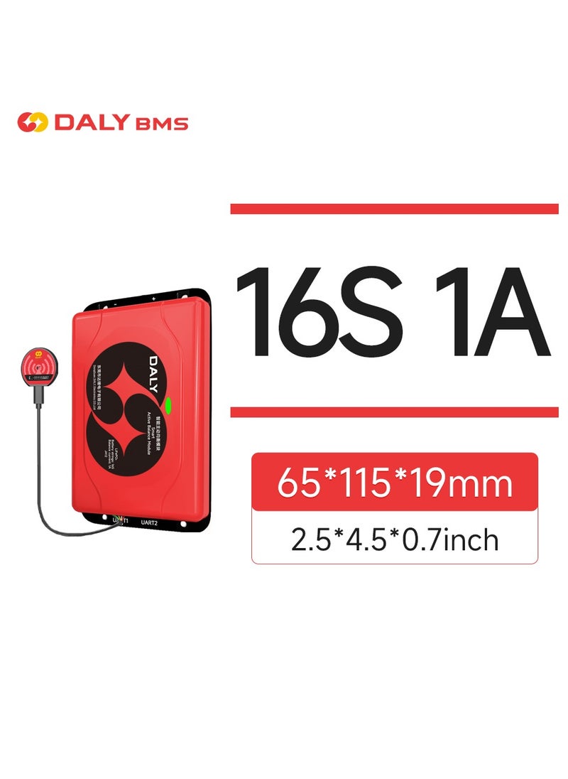 Daly Smart Lifepo4 16S 1A Active Balancer – Bluetooth Enabled Battery Equalizer for 18650 Lithium Batteries