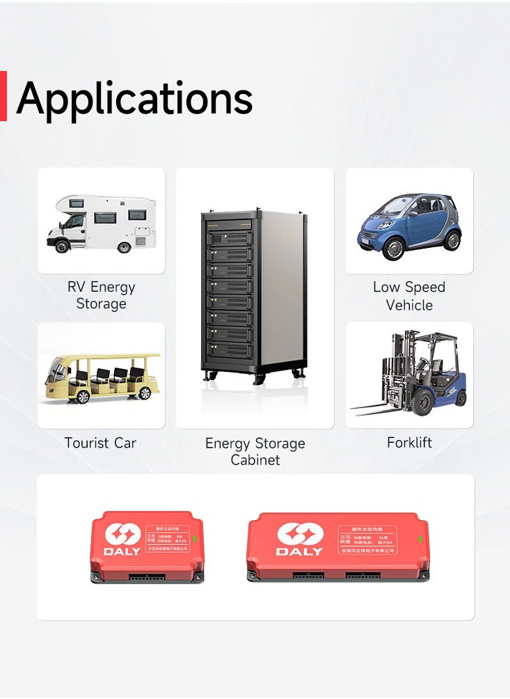 DALY Hardware 5A Active Balancer Equalizer Energy Transfer Board for Lifepo4 or Li-ion Lithium Battery Pack