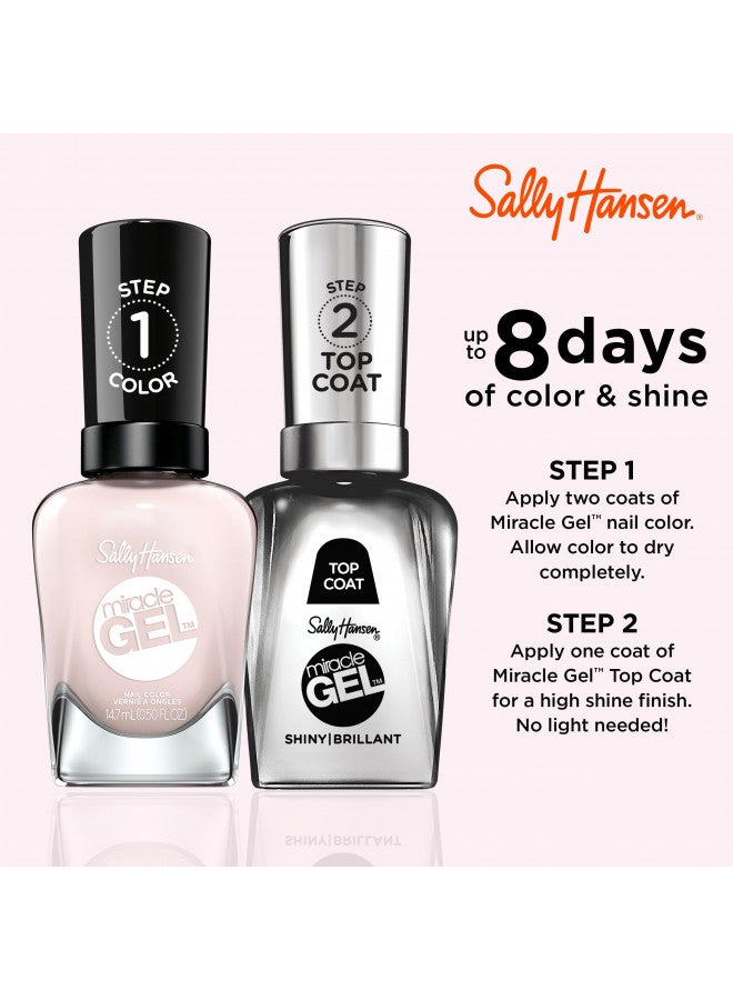 Sally Hansen Miracle Gel Nail Polish, Shade Little Peony 247 (Packaging May Vary)