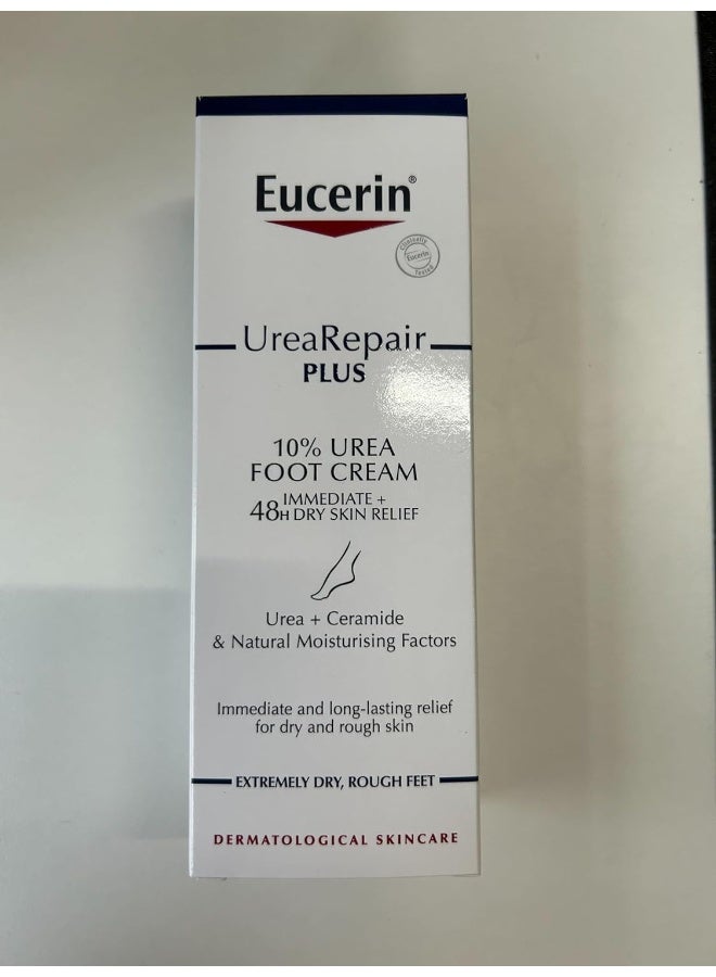 Urearepair Plus 10% Urea Foot Cream With Ceramide, Smoothes Callouses And Thickened Heels, Feet Care For Very Dry, Suitable For Mature & Diabetic Skin, 100Ml