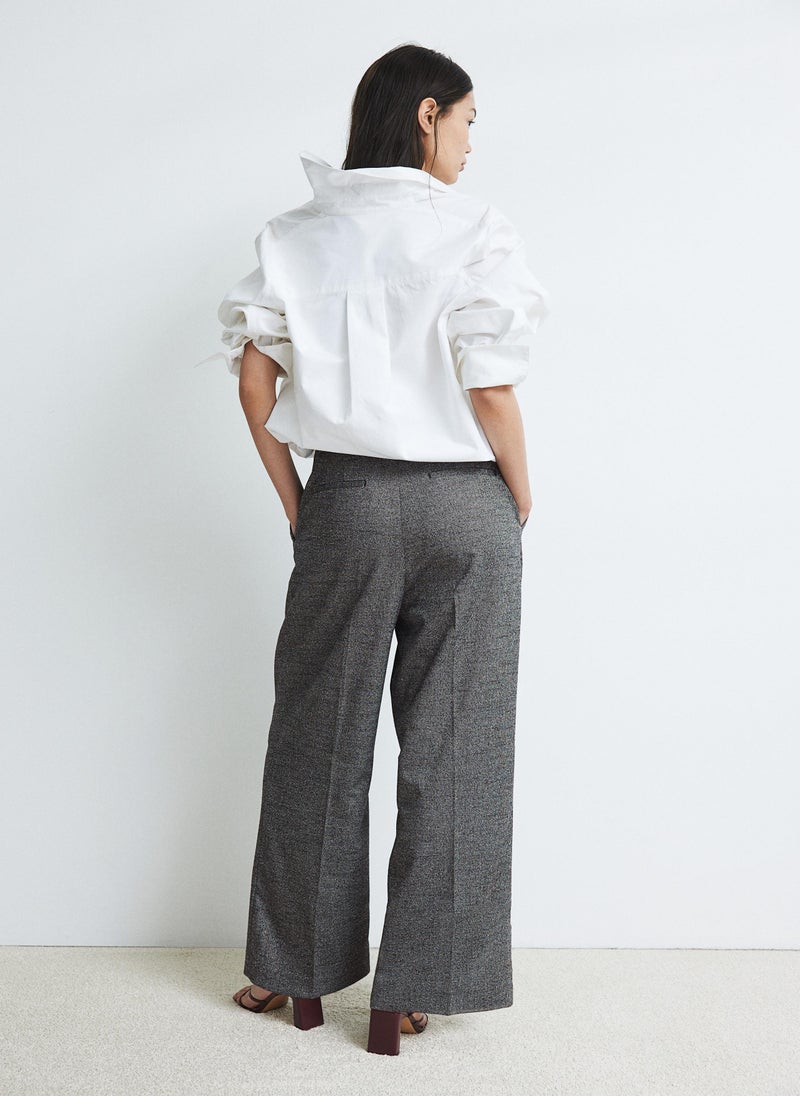 Crease-Leg Trousers