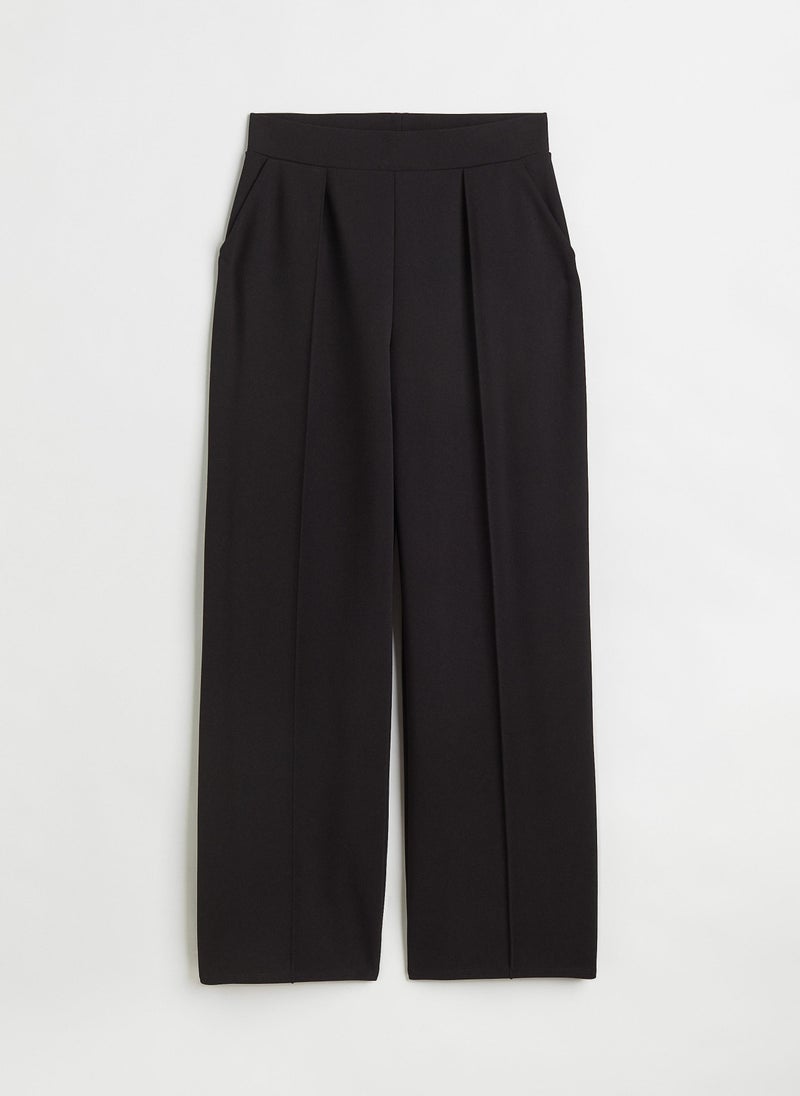 High-Waisted Tailored Trousers