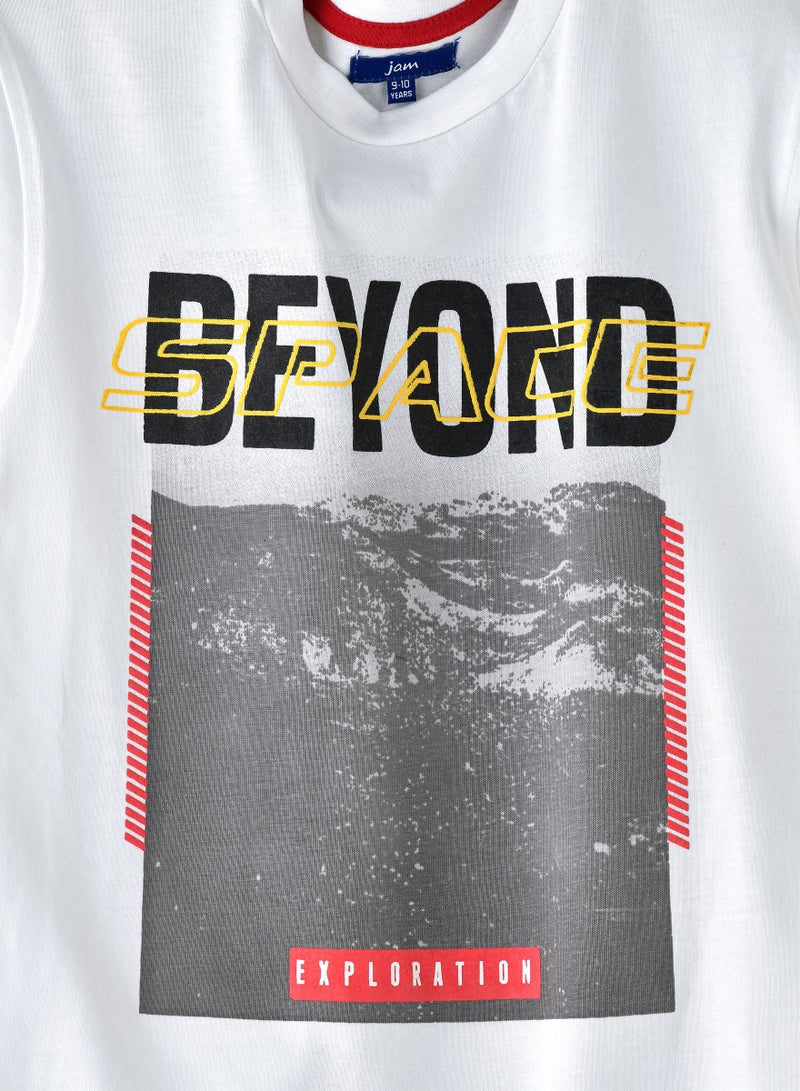 Boys' 'Beyond Space' Graphic Long-Sleeve T-Shirt