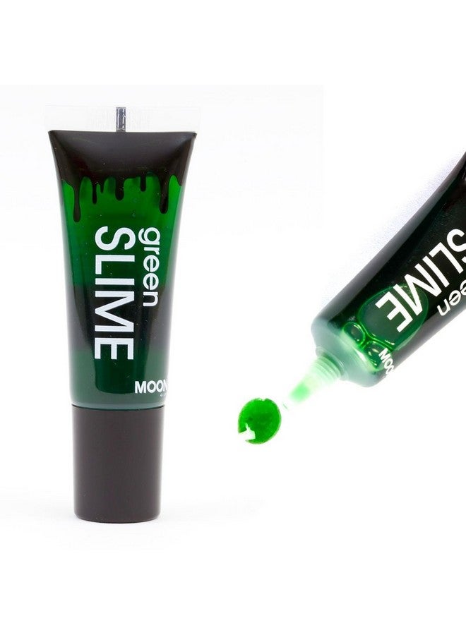 Moon Terror Green Slime With Applicator 0.34Oz Fake Blood Sfx Make Up For Halloween Vampire Zombie Theatre Stage Special Effects Make Up