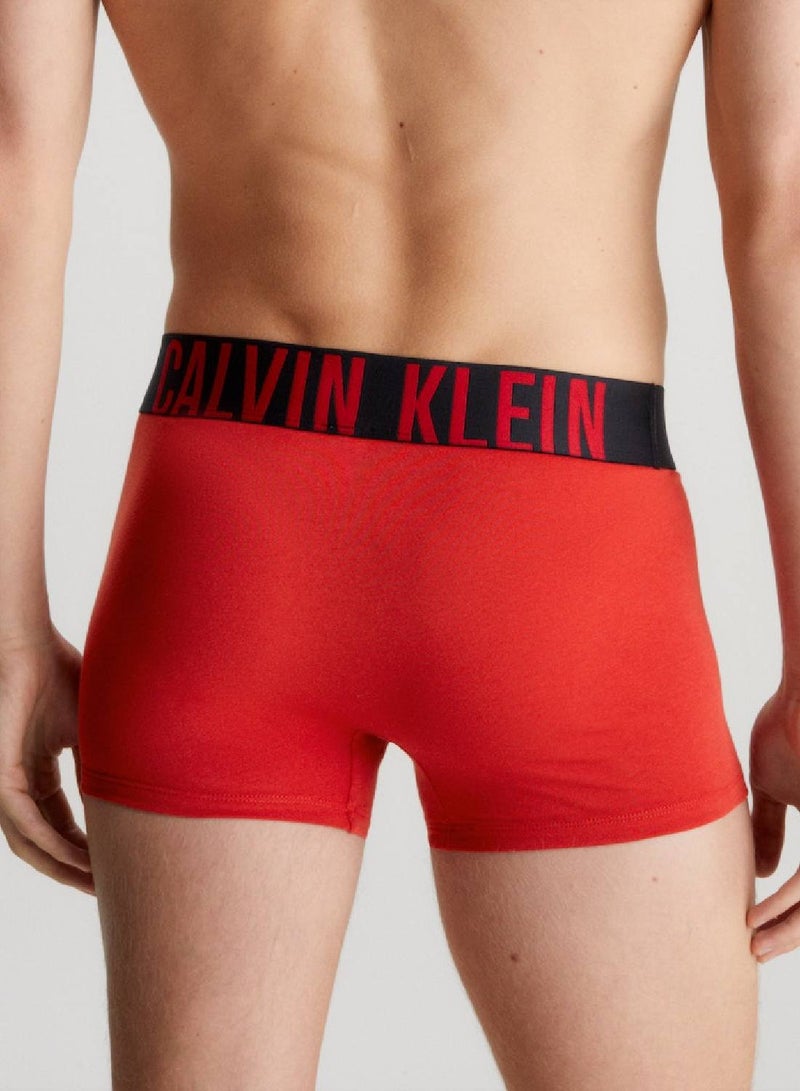 Men's 3 Pack Trunks - Intense Power - Cotton, Multicolor