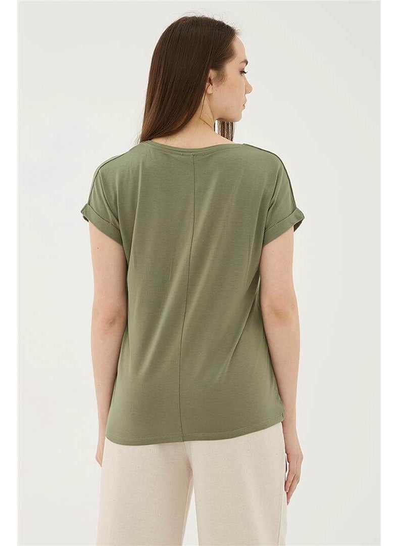 24Y0194K1 Women's Blouse Khaki