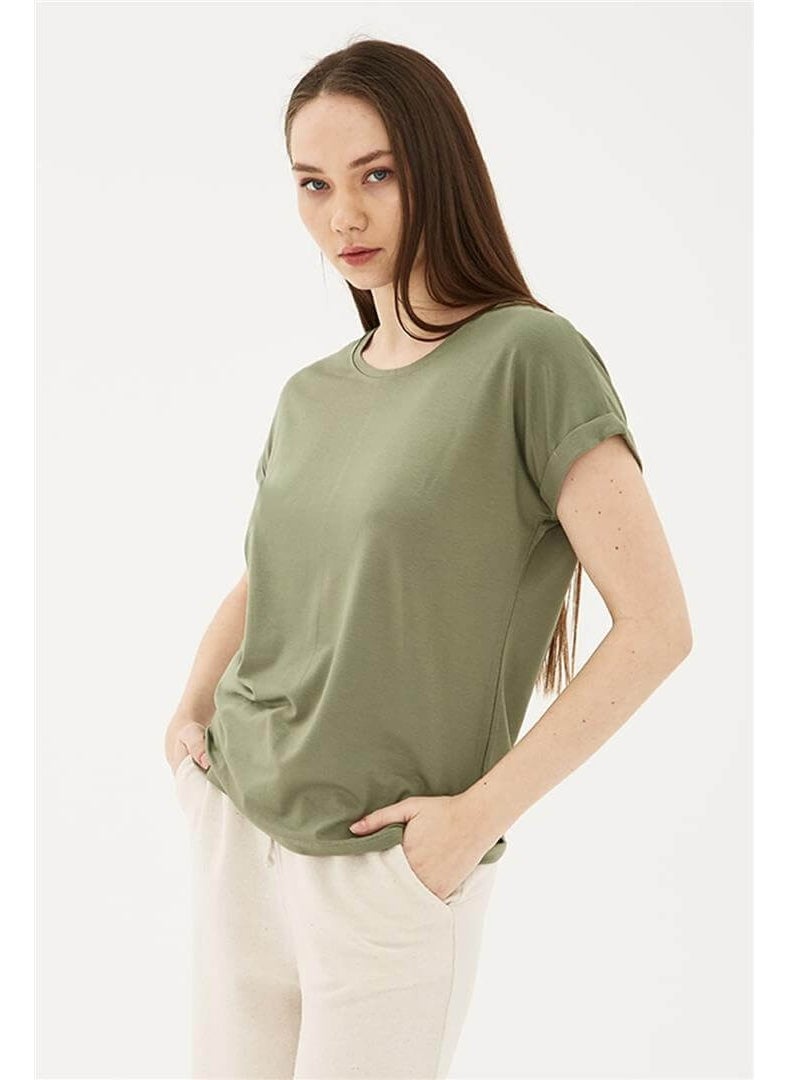 24Y0194K1 Women's Blouse Khaki