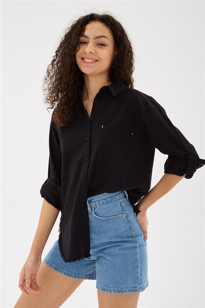 24Y0390K1 Women's Shirt Black