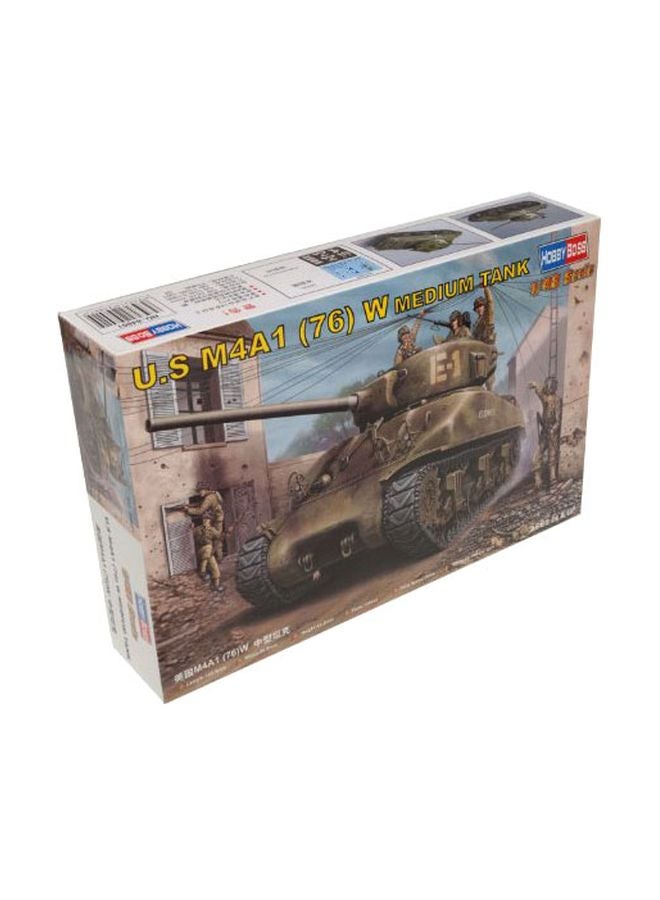 US M4A1 76(W) Medium Tank Model Building Kit HY84801