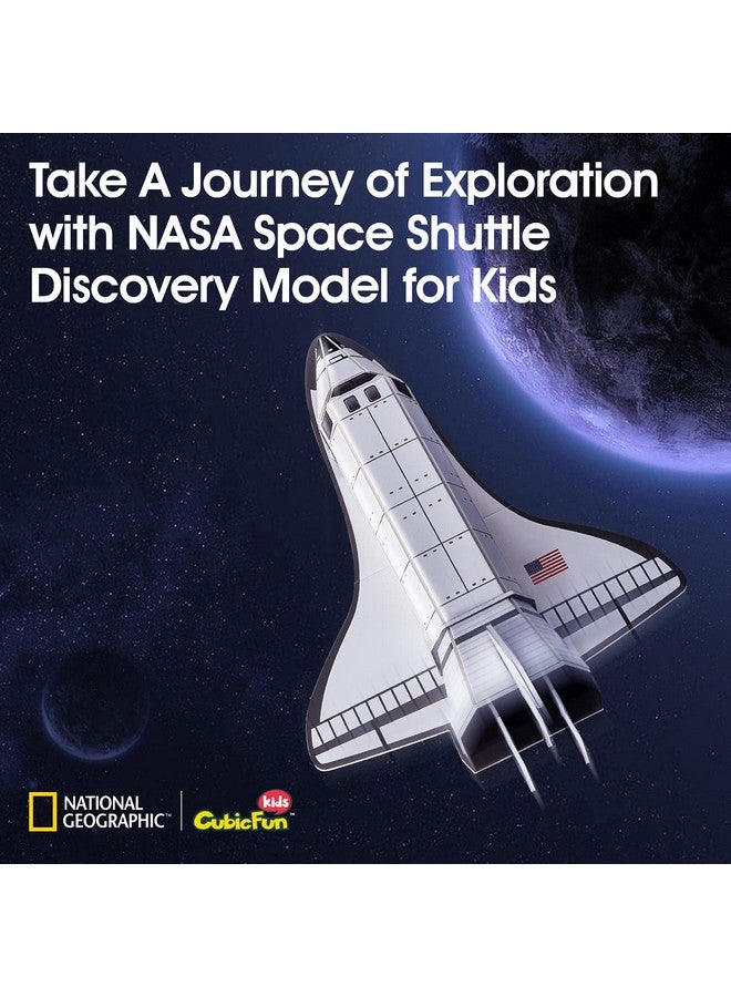 3D Puzzles For Kids Ages 3 5 4 8 National Geographic Nasa Space Shuttle Rocket Ship Space Toys For Kids 3 5 Space Toys For Boys 5 8 Space Exploration With Booklet Toys For 5 Year Old Boys Girls