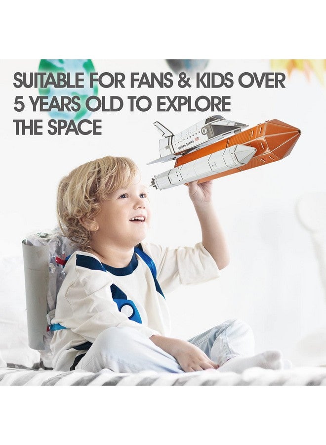 3D Puzzles For Kids Ages 3 5 4 8 National Geographic Nasa Space Shuttle Rocket Ship Space Toys For Kids 3 5 Space Toys For Boys 5 8 Space Exploration With Booklet Toys For 5 Year Old Boys Girls