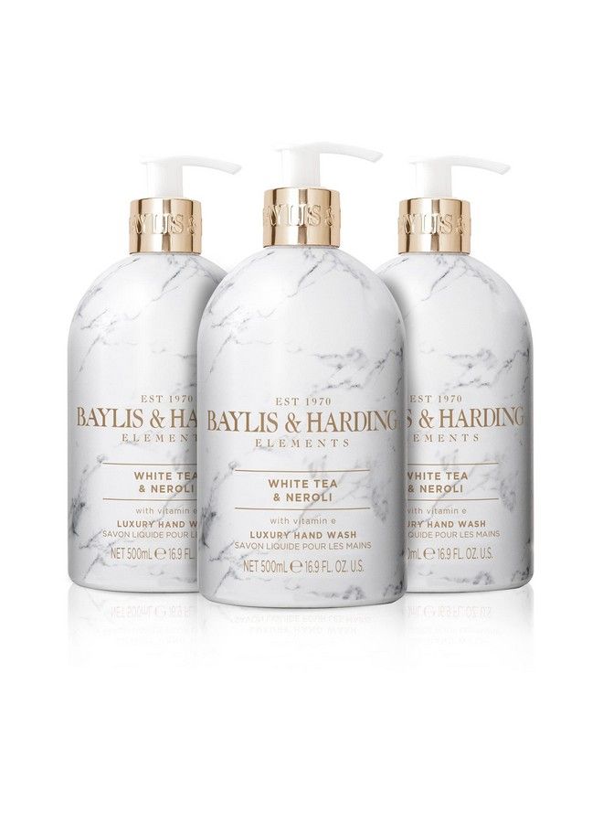 Baylis And Harding Elements White Tea And Neroli 500Ml Hand Wash Pack Of 3