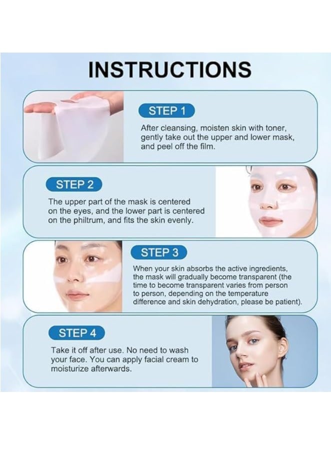 Bio-Collagen Real Deep Mask Hydrating Overnight Mask Pore Minimizing Elasticity Improvement 34g x4ea