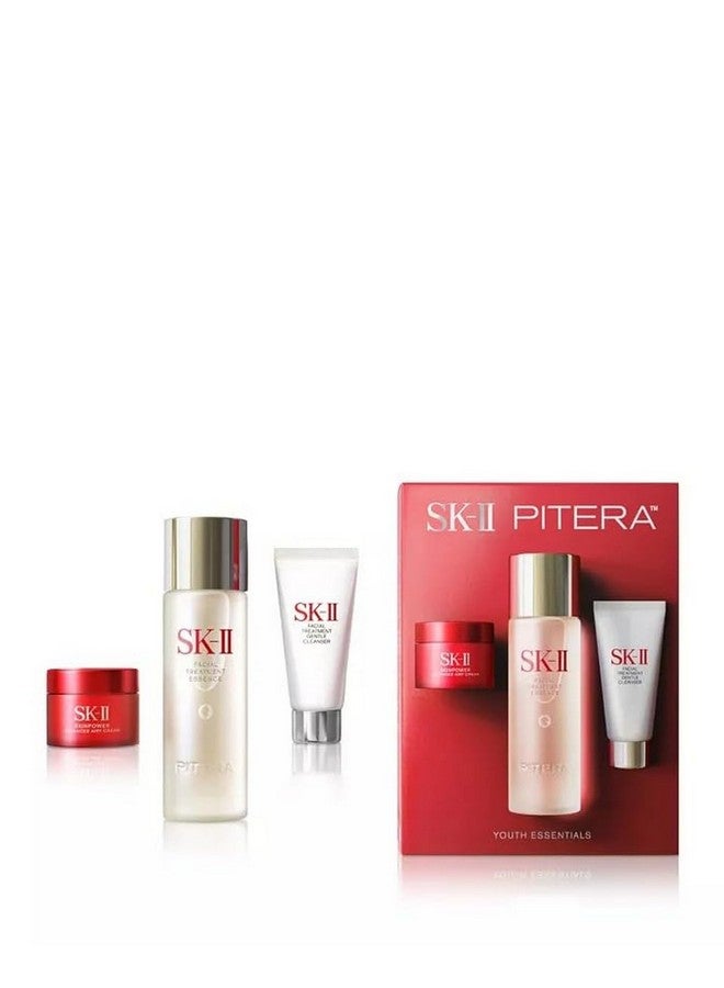 Pitera 3Piece Set (Cleanser 0.7 Oz + Essence 2.5 Oz + Advanced Airy Cream 0.5 Oz)