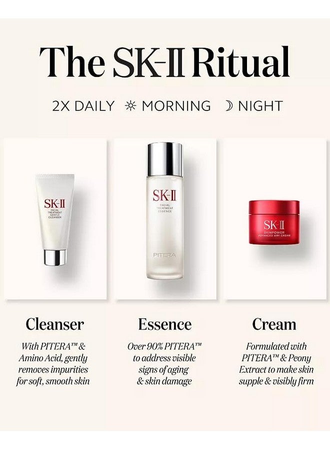 Pitera 3Piece Set (Cleanser 0.7 Oz + Essence 2.5 Oz + Advanced Airy Cream 0.5 Oz)