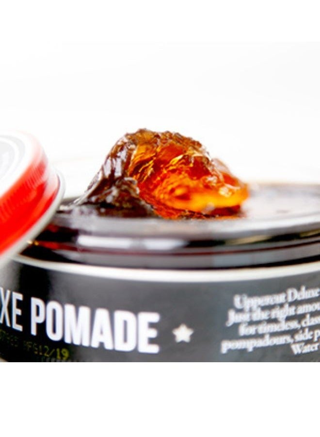 Deluxe Pomade 100g/3.5 Oz, Professional Water Based Pomade to Create Timeless and Classic Looks, Strong Hold and High Shine