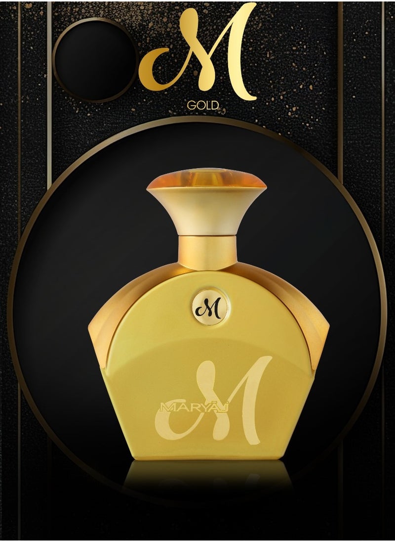 M Gold Eau De Parfum for Women, 90 ml