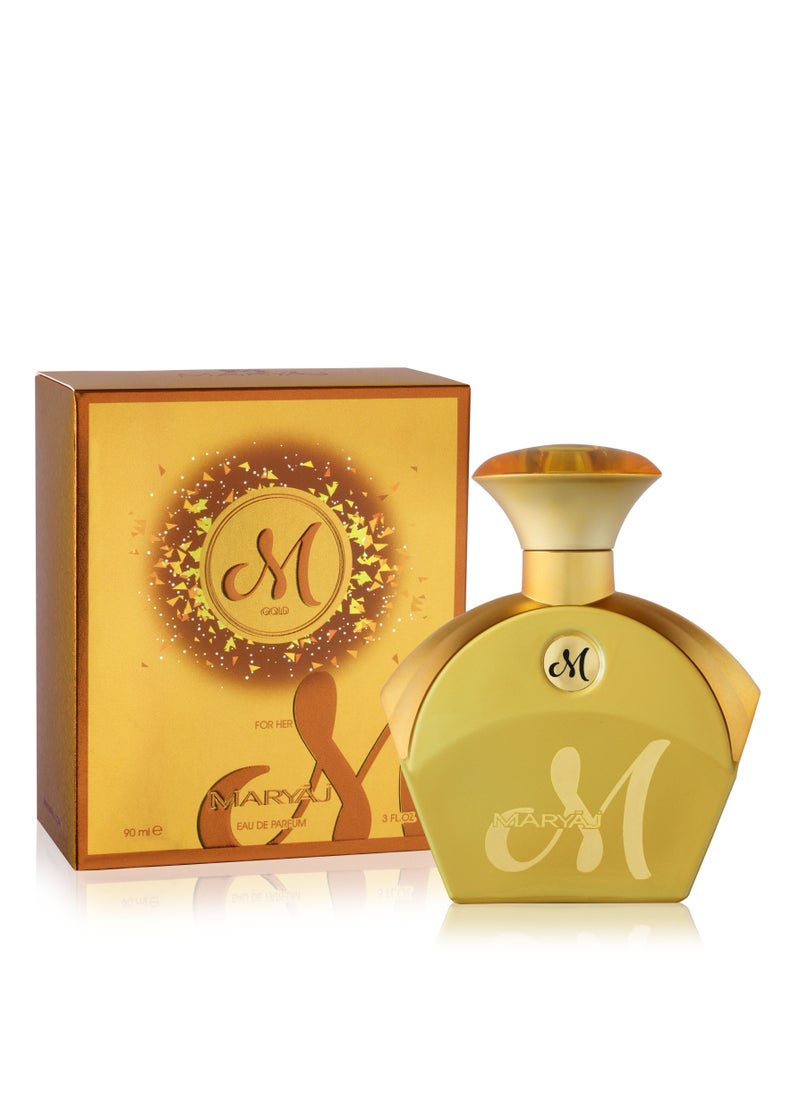 M Gold Eau De Parfum for Women, 90 ml
