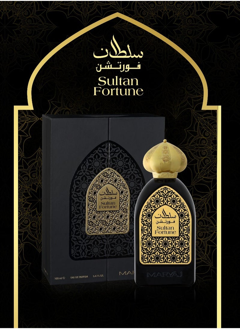 Sultan Fortune Unisex Oriental Eau De Parfum, 100 ml