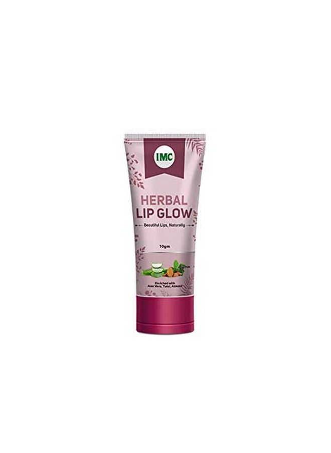 Herbal Lip Glow Cream (Natural Packed With Antioxidants Rich In Vitamin E Aloe Vera Almonds Tulsi Teatree Oil And Chamomile) Pack Of 3