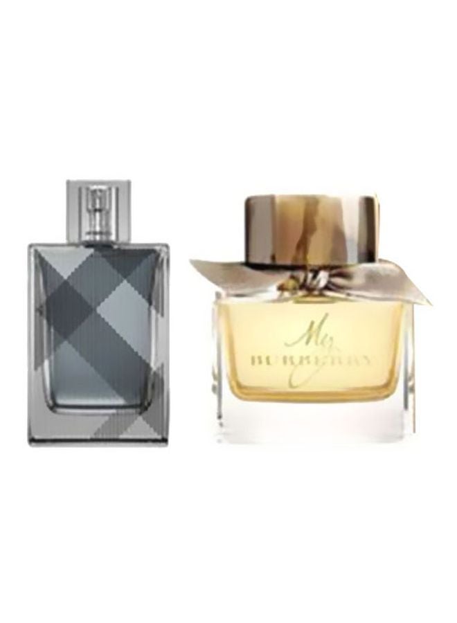 Pack Of 2 Gift Set My Burberry EDP (90), Burberry Brit EDT(50)ml