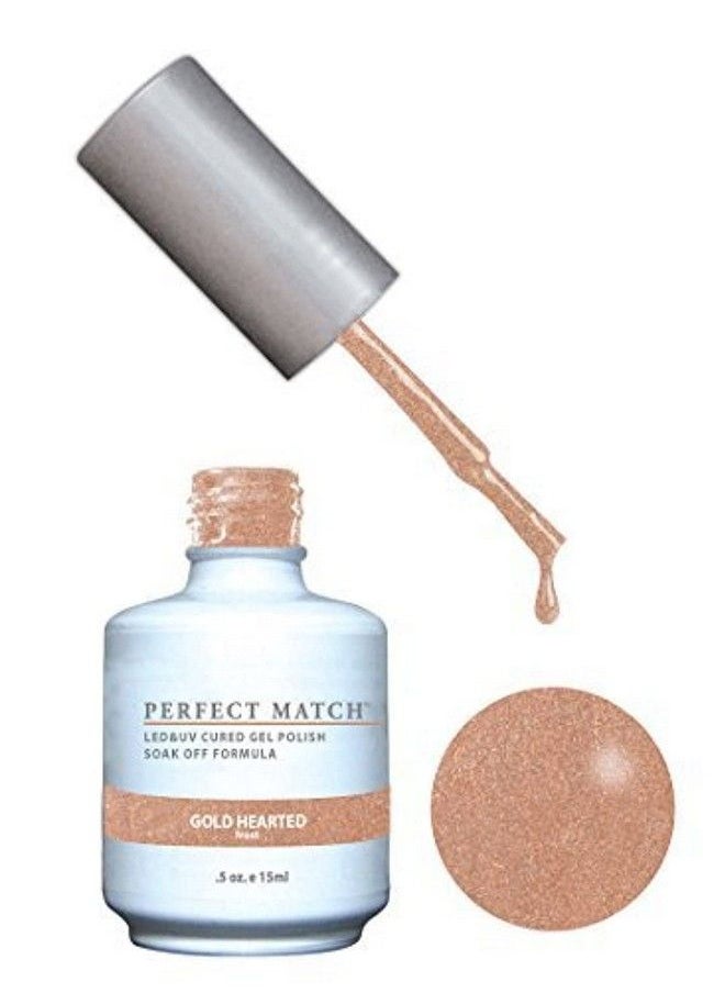 Perfect Match Gel Polish Gold Hearted 0.5 Ounce (Pms166)