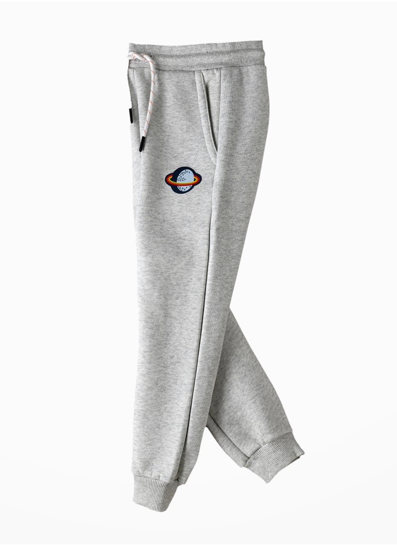 Boys' Space Patch Joggers with Drawstring