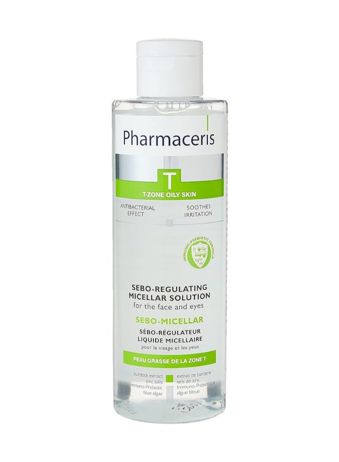 Pharmaceris T Sebo-Regulating Micellar Solution, With Antibacterial Effect, Soothes Irritation