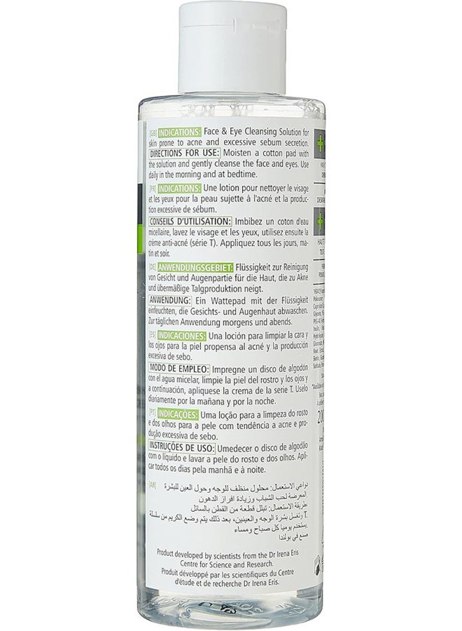 Pharmaceris T Sebo-Regulating Micellar Solution, With Antibacterial Effect, Soothes Irritation