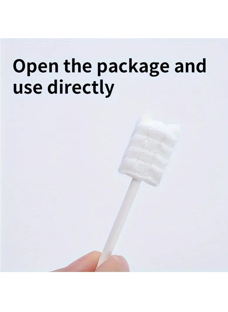 30pcs Tongue Cleaners, Gauze Toothbrush, Disposable Oral Cleaner, Family Daily Care Toothbrush Oral Cleaning Stick