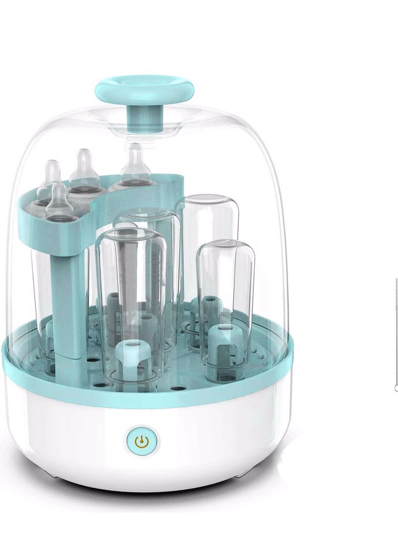 Large Capacity Double Layer Baby Bottle Steam Sterilizer Sanitizer For Baby Bottles, Pacifiers, Breast Pumps, Teething Toys, Large Capacity And 99.99% Cleaned In 8 Mins, 360 Degree High Temperature