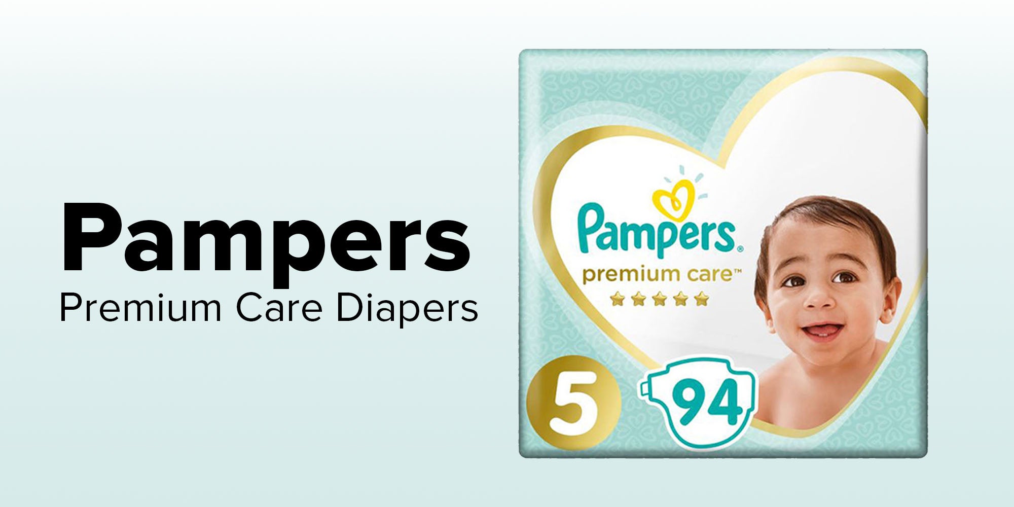 Pampers Premium Care Diapers, Junior, 11-25 Kg (94 diapers)