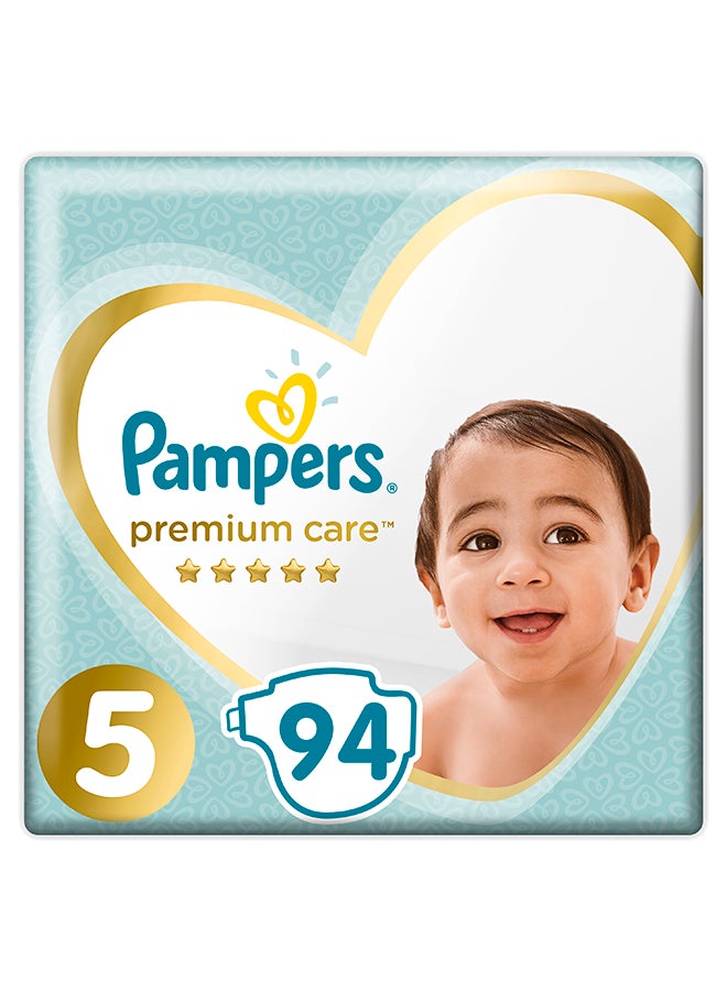 Pampers Premium Care Diapers, Junior, 11-25 Kg (94 diapers)