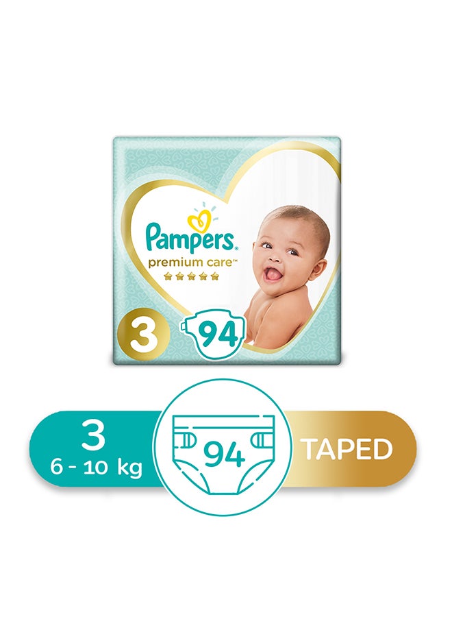 Pampers Premium Care Diapers Midi (94 diapers)