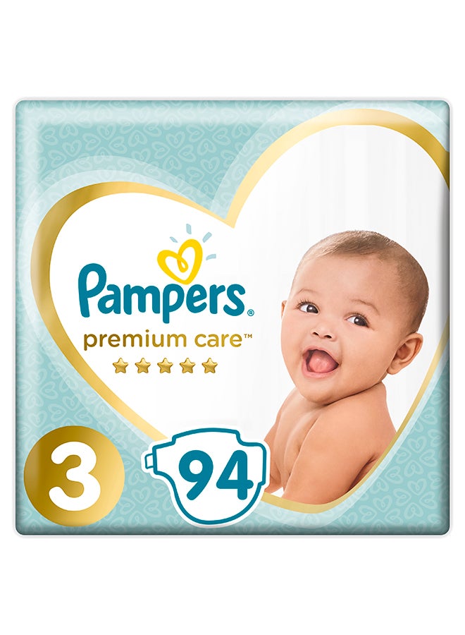 Pampers Premium Care Diapers Midi (94 diapers)