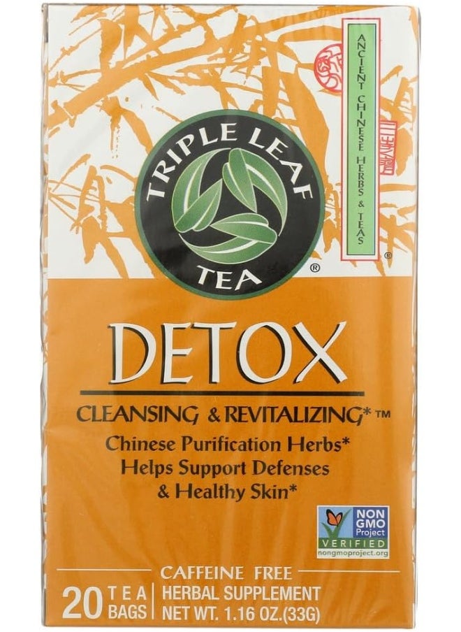 Triple Leaf Tea Detox - 20 bags (Pack of 2)