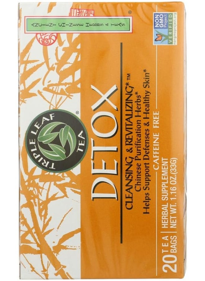 Triple Leaf Tea Detox - 20 bags (Pack of 2)