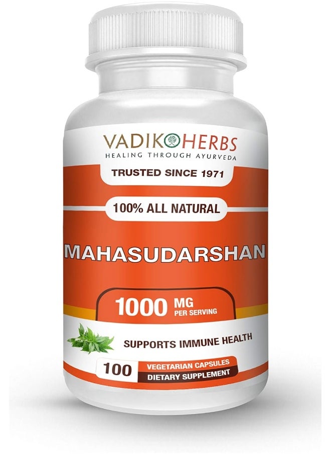 Vadik Herbs Mahasudarshan Powder 100 Vegicaps