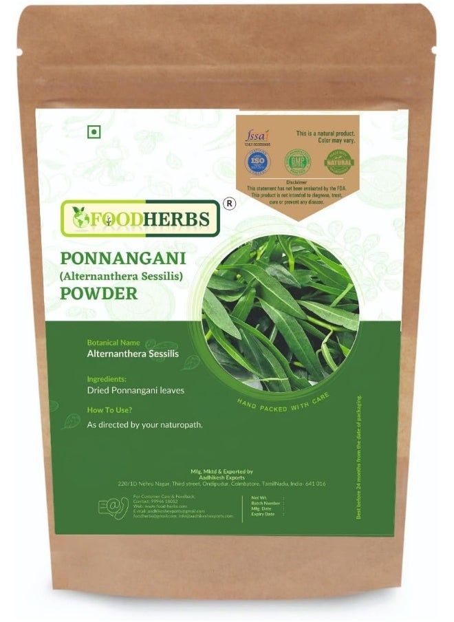 Foodherbs Ponnangani/Alternanthera Sessilis/Joyweed Powder