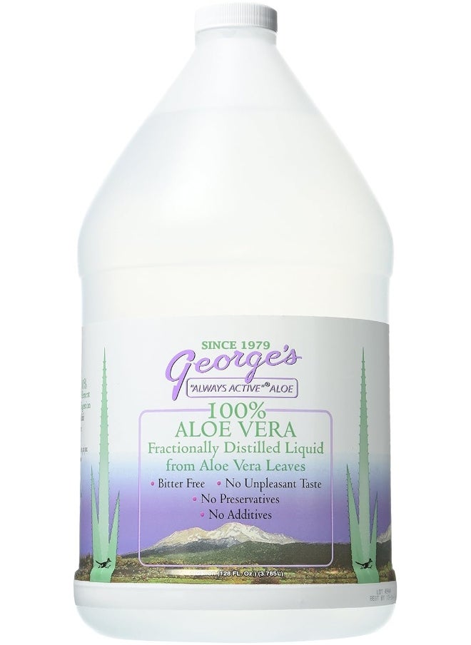 George's Aloe Vera Liquid Supplement, 128 oz