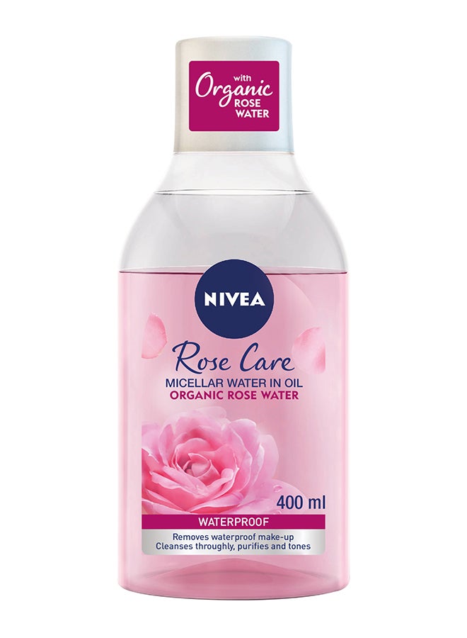 Micellar Organic Rose Water Makeup Remover 400ml