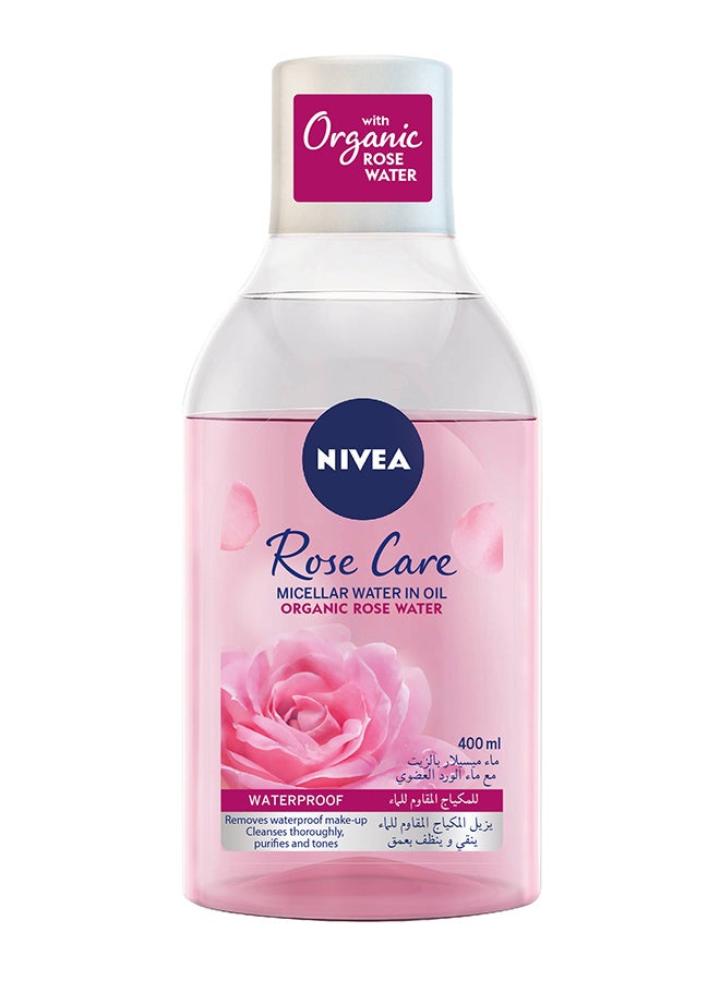 Micellar Organic Rose Water Makeup Remover 400ml