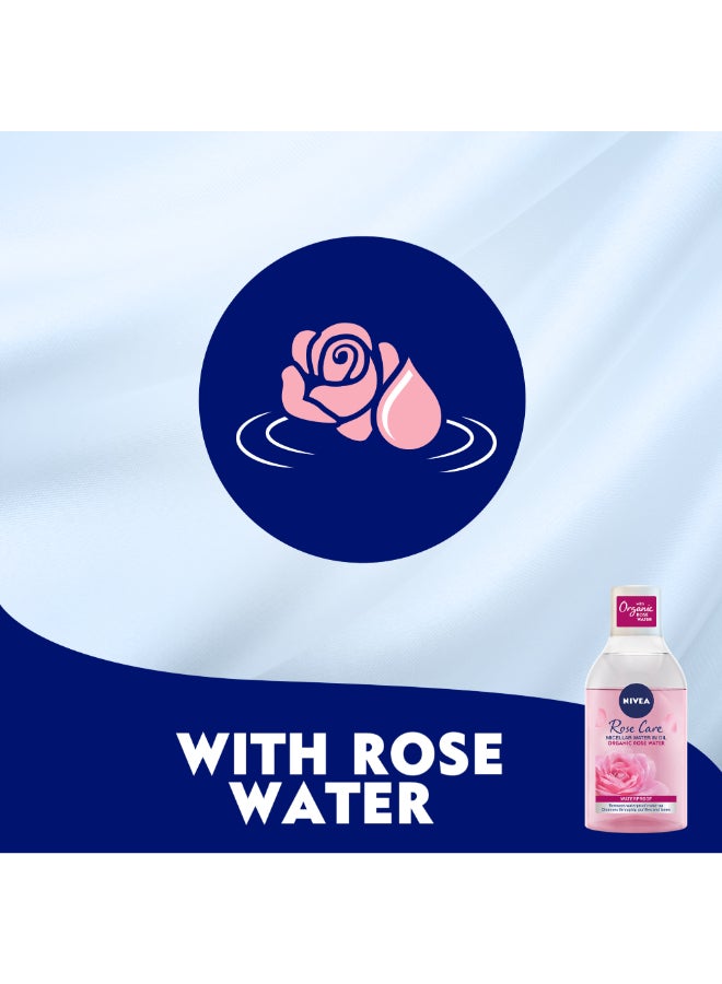 Micellar Organic Rose Water Makeup Remover 400ml