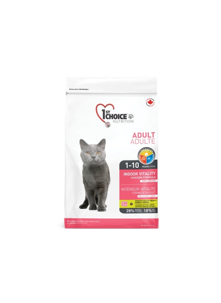 1st Choice Indoor Vitality Chicken formula (Adult) 2.72 Kg, 1st Choice cat food, Raw food for cats, High Protein Raw cat food, best cat food, nutritious cat food, cat food