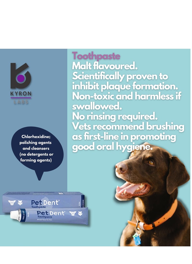 KYRON PET DENT TOOTHPASTE For Dogs and Cats 60 gm