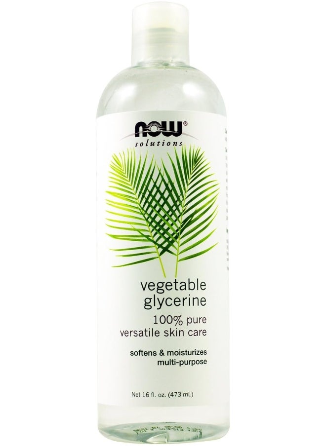 Now Solutions, Vegetable Glycerin Oil 100% Pure 16 Fl. Oz. (Pack of 2)