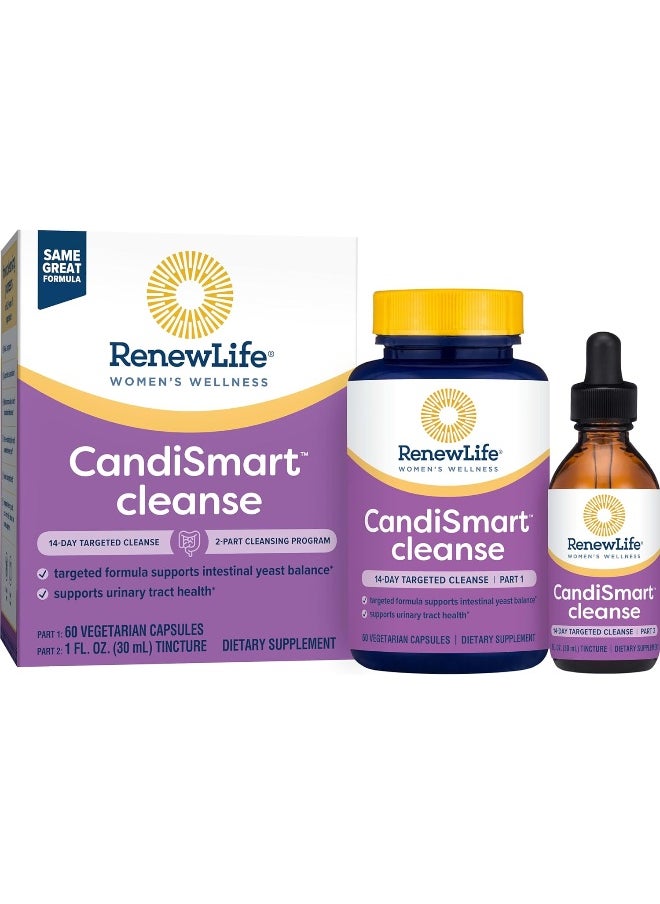 Renew Life CandiSmart 15-Day Yeast Cleansing Program, 218 g